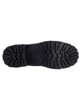 Load image into Gallery viewer, Dream Apparel Men's Motorcycle Riding Boots Waterproof Black Faux Leather Side Zipper Low Heel