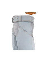 Load image into Gallery viewer, Dream Apparel Denim Look Genuine Leather Chaps