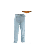 Load image into Gallery viewer, Dream Apparel Denim Look Genuine Leather Chaps