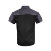 Load image into Gallery viewer, Dream Apparel Mechanic Shirt with Reflector on Back Straight Bottom Grey/Black