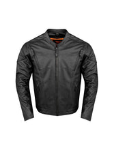 Load image into Gallery viewer, Mens Racer Jacket With Neck Warmer