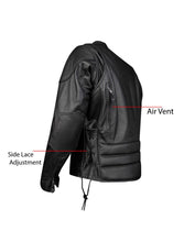 Load image into Gallery viewer, Mens Racer Jacket With Neck Warmer