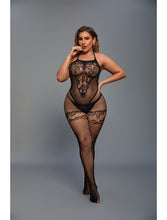 Load image into Gallery viewer, Dream Apparel Women's Black Sexy Teddy Lingerie Bodysuits, Mesh Babydoll, One Size Fishnet Dress
