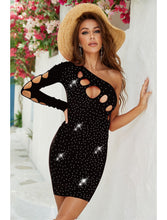 Load image into Gallery viewer, Dream Apparel Women's Bling Bling Sexy Teddy Lingerie Sparkle Rhinestones Glittering Bodysuit