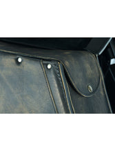 Load image into Gallery viewer, Dream Apparel Genuine Distressed Brown Naked Leather Concealed Carry Saddlebag No-Studs