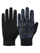 Load image into Gallery viewer, Dream Apparel Motorcycle Gloves Black and Blue