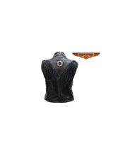 Load image into Gallery viewer, Women&#39;s Leather Vest with Nylon Lining Bone &amp; Beads
