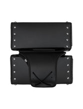 Load image into Gallery viewer, Skip to the beginning of the images gallery   Dream Apparel Motorcycle Saddlebag PVC Classic Black Vintage Style Weather-Resistant Saddlebag Studs
