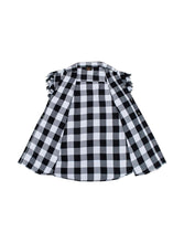 Load image into Gallery viewer, Dream Apparel Men&#39;s Sleeveless Flannel Shirt Black &amp; White Sleek Design Cotton Shirt Frayed Sleeves
