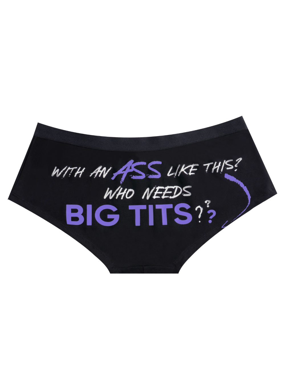 Deam Apparel WITH AN ASS LIKE THIS? WHO NEEDS BIG TITS? Women Underwear Boxer Low Rise Brief Shorts