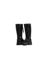 Load image into Gallery viewer, Dream Apparel® Women Biker Long Boots with Laces
