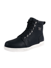 Load image into Gallery viewer, Motorcycle Men&#39;s Biker Boots Straps &amp; Ring on Ankle
