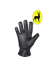 Load image into Gallery viewer, Ladies Deer Skin Leather Gloves - Black
