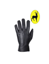 Load image into Gallery viewer, Ladies Deer Skin Leather Gloves - Black
