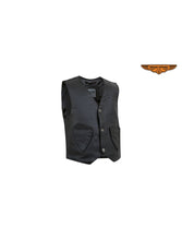 Load image into Gallery viewer, Toddler Kids Plain Leather Vest
