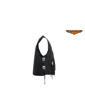 Load image into Gallery viewer, Toddler Kids Vest With Side Laces &amp; Concho
