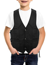 Load image into Gallery viewer, Regular Kids Vest Side Laces
