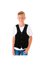 Load image into Gallery viewer, Kids Regular Vest with Side Laces Premium Cowhide Leather
