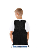 Load image into Gallery viewer, Kids Regular Vest with Side Laces Premium Cowhide Leather
