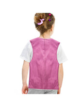 Load image into Gallery viewer, Skip to the beginning of the image&#39;s gallery   Kids Pink Leather Motorcycle Vest with Button Snap Closure
