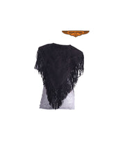 Load image into Gallery viewer, Women Poncho with Fringes
