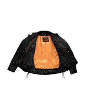 Load image into Gallery viewer, Mens Racer Jacket With Neck Warmer
