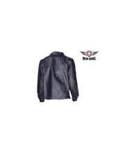 Load image into Gallery viewer, Mens Pullover Leather Shirt
