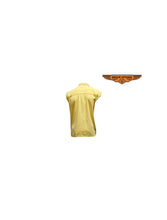 Load image into Gallery viewer, Mens Denim Yellow Sleeveless
