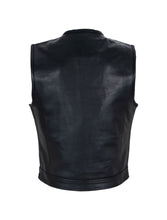 Load image into Gallery viewer, Dream Apparel Men&#39;s Motorcycle Club Vest With Black Liner Conceal Carry Gun Pockets
