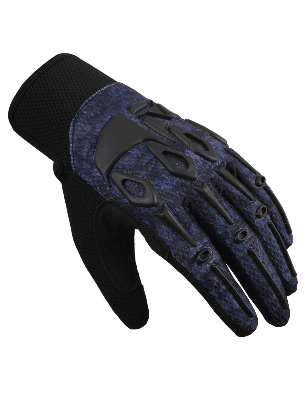 Dream Apparel Motorcycle Gloves Black and Blue