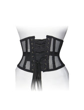 Load image into Gallery viewer, Dream Apparel Heavy Duty Steel Boned Underbust Waist Trainer Black Corset
