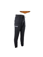 Load image into Gallery viewer, Black Multi-Pocket Dual Layered Sweat Joggers
