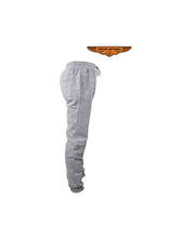 Load image into Gallery viewer, Gray Multi-Pocket Ribbed Panel Joggers

