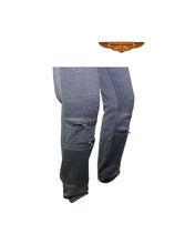 Load image into Gallery viewer, Gray Multi-Pocket Ribbed Panel Joggers
