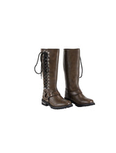 Load image into Gallery viewer, Dream Apparel® Women Long Biker Boots Brown
