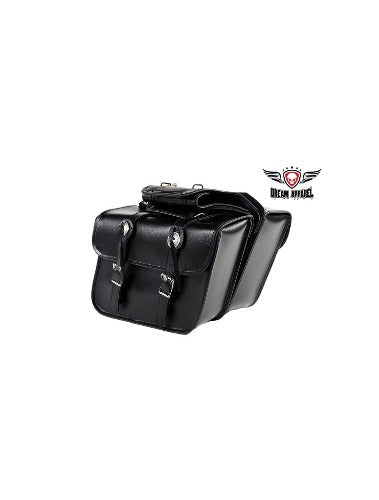 Medium Motorcycle Saddlebag With Concho